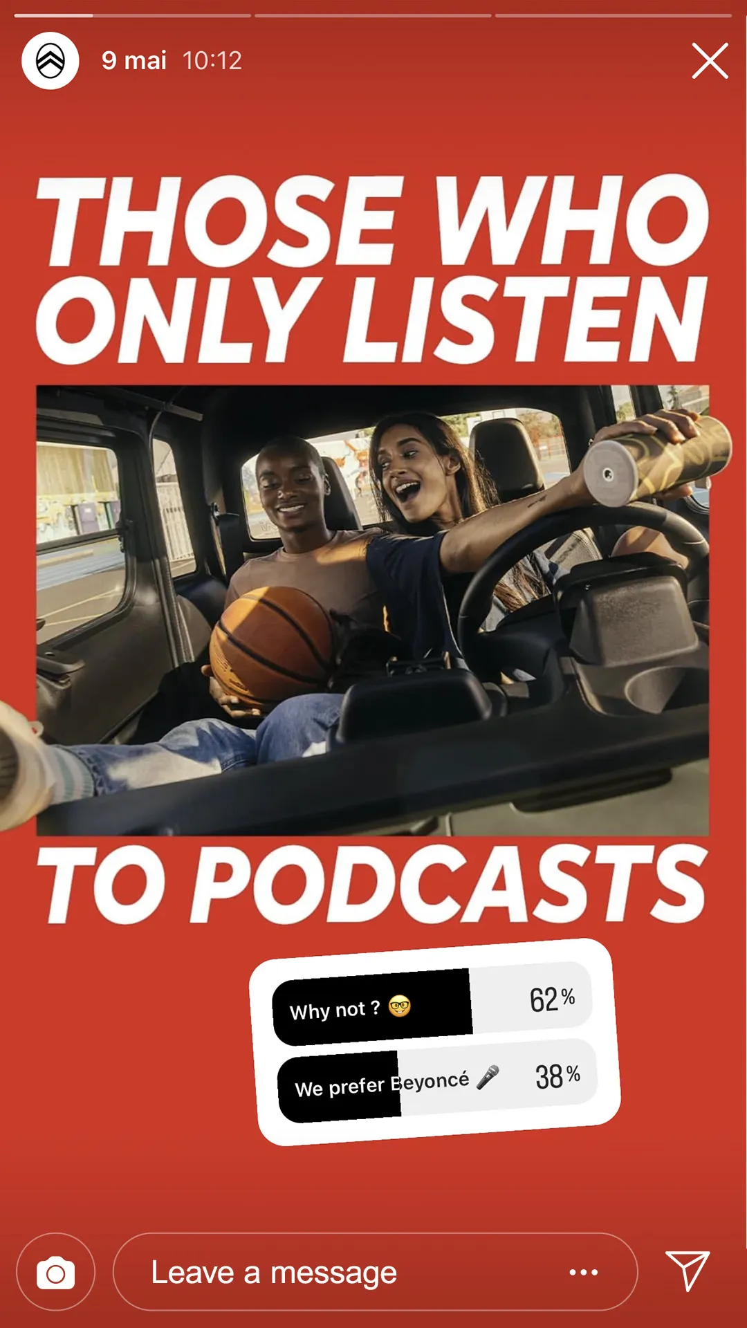 exemple de travaux réalisé pour Citroen par l'agence Raymonde