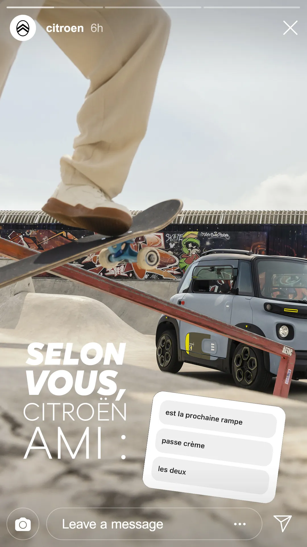 exemple de travaux réalisé pour Citroen par l'agence Raymonde