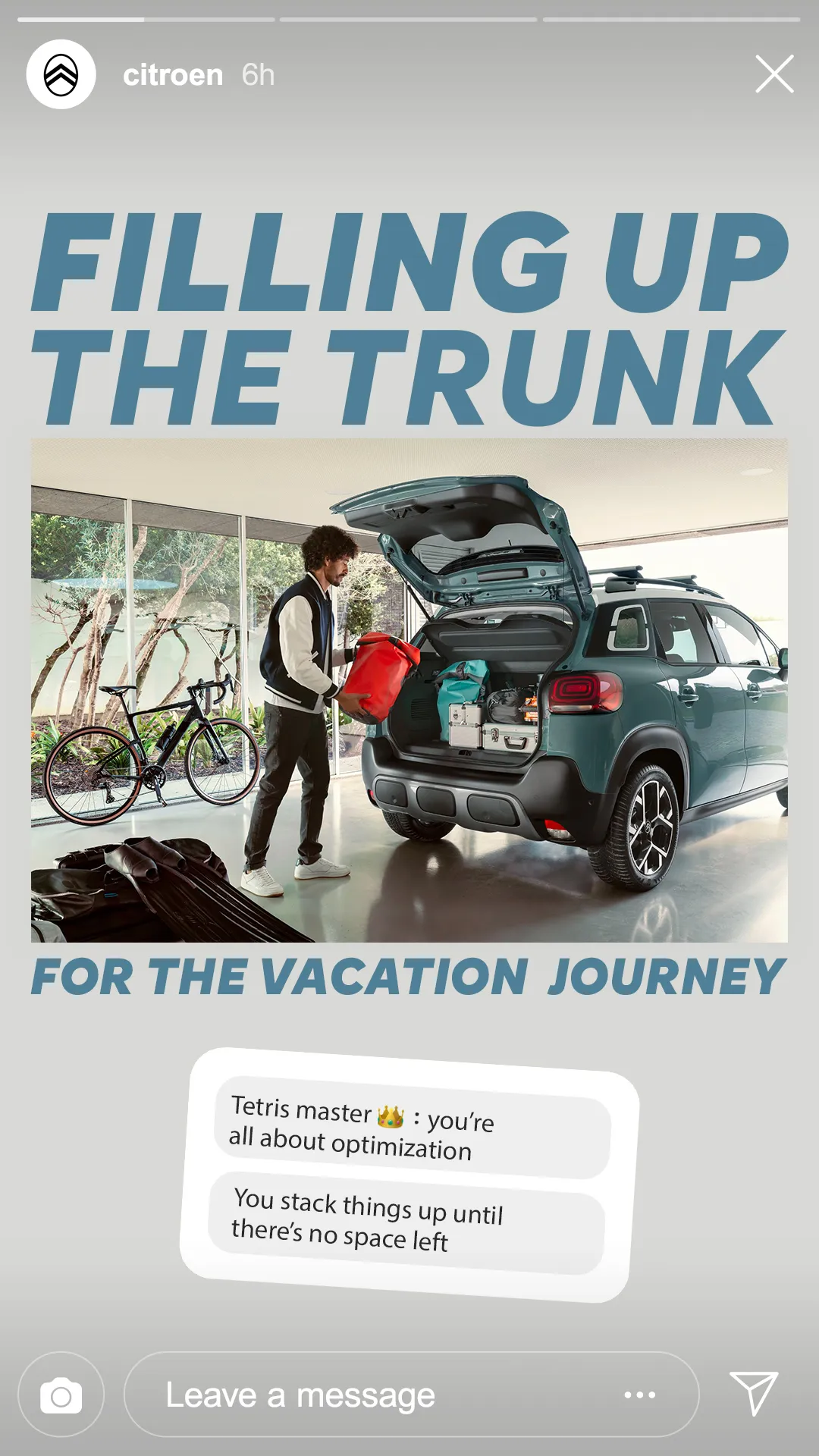 exemple de travaux réalisé pour Citroen par l'agence Raymonde