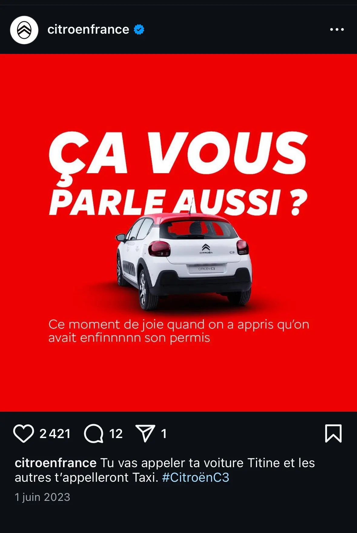 exemple de travaux réalisé pour Citroen par l'agence Raymonde