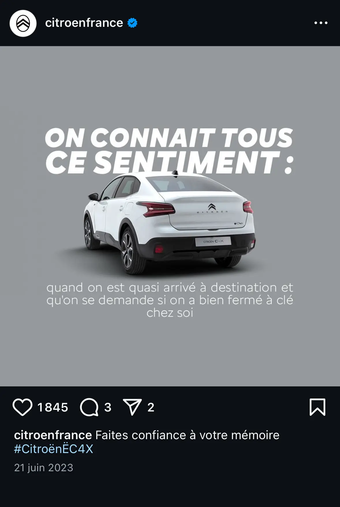 exemple de travaux réalisé pour Citroen par l'agence Raymonde