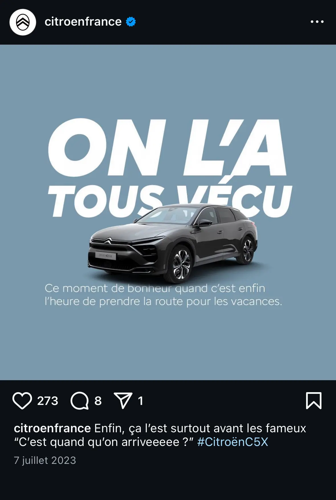 exemple de travaux réalisé pour Citroen par l'agence Raymonde